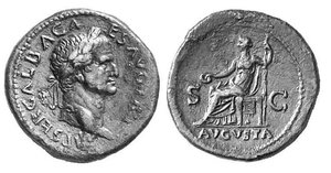 Coin of Roman Emperor Galba